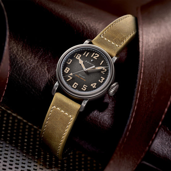 Pilot Type 20 Aged Steel - 40mm